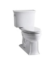Kohler 3551-0 Archer Comfort Height Two-Piece Elongated 1.28 Gpf Toilet With Aquapiston Flush Technology 1