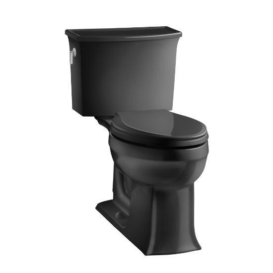 Kohler 3551-7 Archer Comfort Height Two-Piece Elongated 1.28 Gpf Toilet With Aquapiston Flush Technology 1