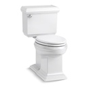 Kohler 6999-0 Memoirs Classic Comfort Height Two-Piece Elongated 1.28 Gpf Toilet With Aquapiston Flush Technology And Left-Hand Trip Lever Concealed Trapway 1