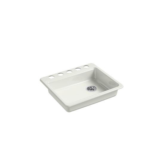 Kohler 5479-5U-NY Riverby 25 X 22 X 5-11/12 Under-Mount Single-Bowl Kitchen Sink 1