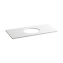 Kohler 5424-S33 Solid/Expressions 49 Vanity Top With Single Verticyl Oval Cutout 1