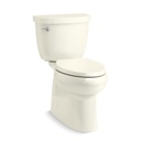 Kohler 5310-96 Cimarron Comfort Height Two-Piece Elongated 1.28 Toilet With Skirted Trapway And Left-Hand Trip Lever 1