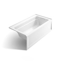 Kohler 1123-LA-0 Archer 60 X 32 Alcove Bath With Integral Apron Integral Flange And Left-Hand Drain 1