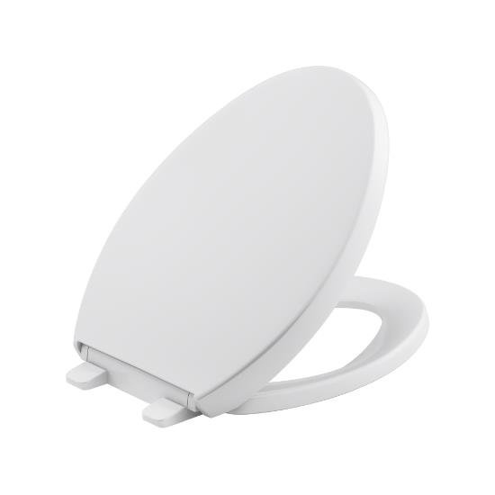 Kohler 4008-0 Reveal Quiet-Close With Grip-Tight Elongated Toilet Seat 1