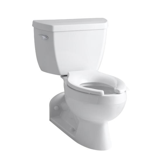 Kohler 3554-0 Barrington 1.6 Gpf Pressure Lite Elongated Toilet 1