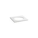 Kohler 5421-S33 Solid/Expressions 25 Vanity Top With Single Verticyl Oval Cutout 1