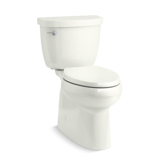 Kohler 5310-NY Cimarron Comfort Height Two-Piece Elongated 1.28 Toilet With Skirted Trapway And Left-Hand Trip Lever 1
