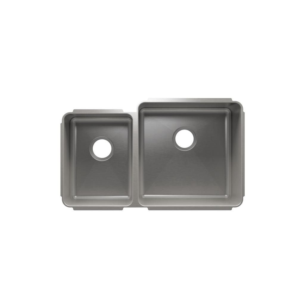 Julien 003234 Classic Sink Undermount Double L12X16X8 R18X18X10 1