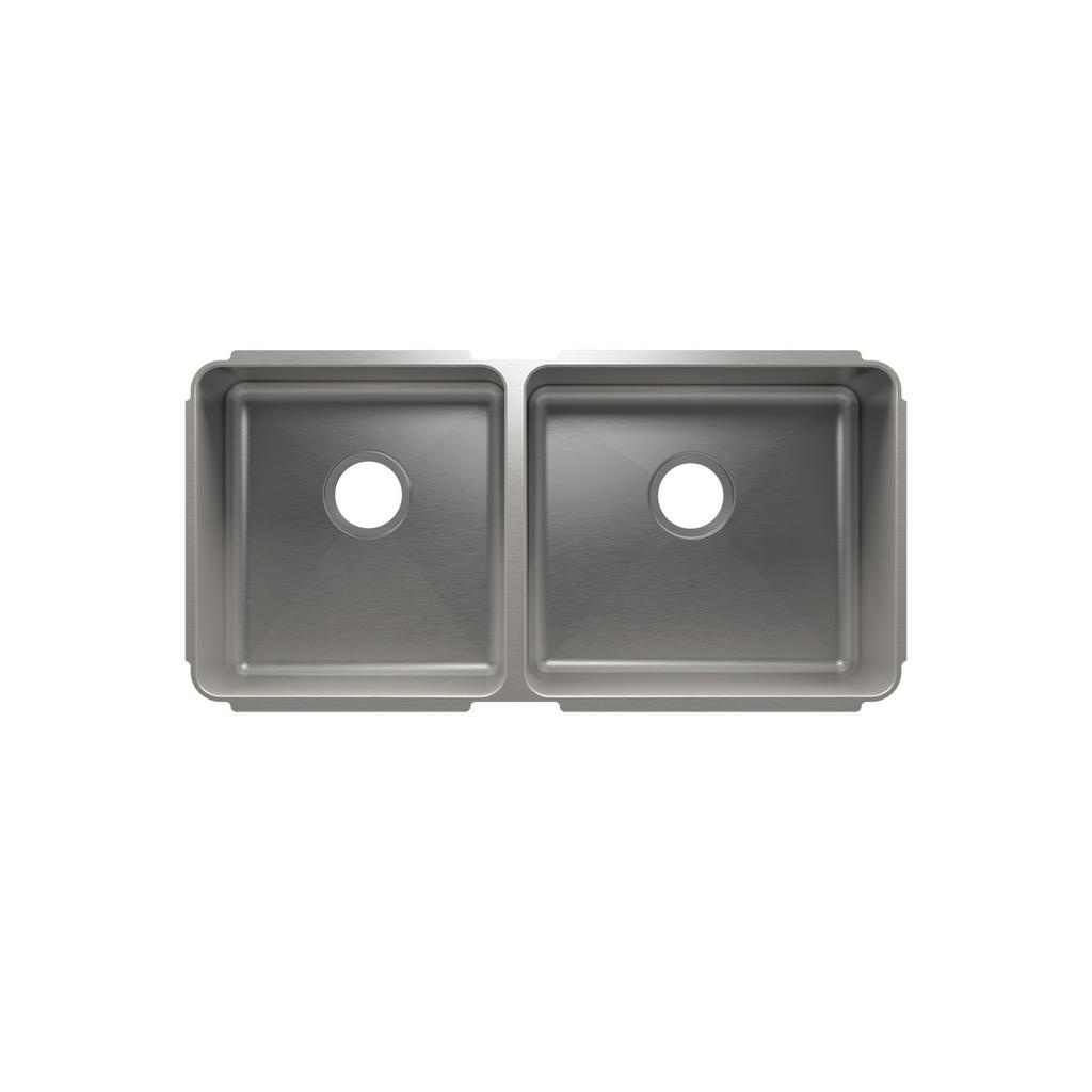 Julien 003249 Classic Sink Undermount Double L15X16X8 R18X16X10 1