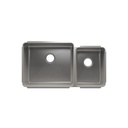 Julien 003239 Classic Sink Undermount Double L21X18X10 R12X16X8 1