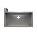 Julien 005304 Socialcorner Sink Undermount Flat Aprons Left Corner Single 35X18X10 1
