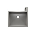 Julien 005301 Socialcorner Sink Undermount Flat Aprons Right Corner Single 23X18X10 1