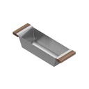 Julien 205225 Colander For 18In Sink Walnut Handles 6X19X4-1/4 1