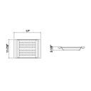 Julien 205329 Colander For 16In Sink Maple Handles 12X17X2-1/4 2
