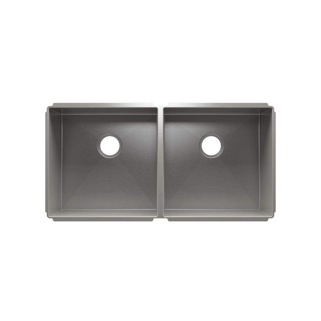 Julien 003958 J7 Sink Undermount Double L18X18X10 R18X18X10 1