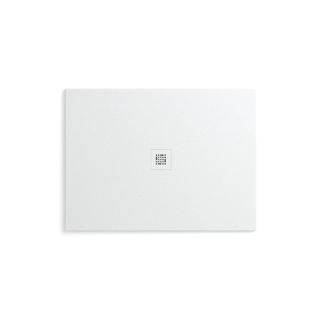 Fiora SSSP4836 Shower Base Quadro Slate 48X36 White 1