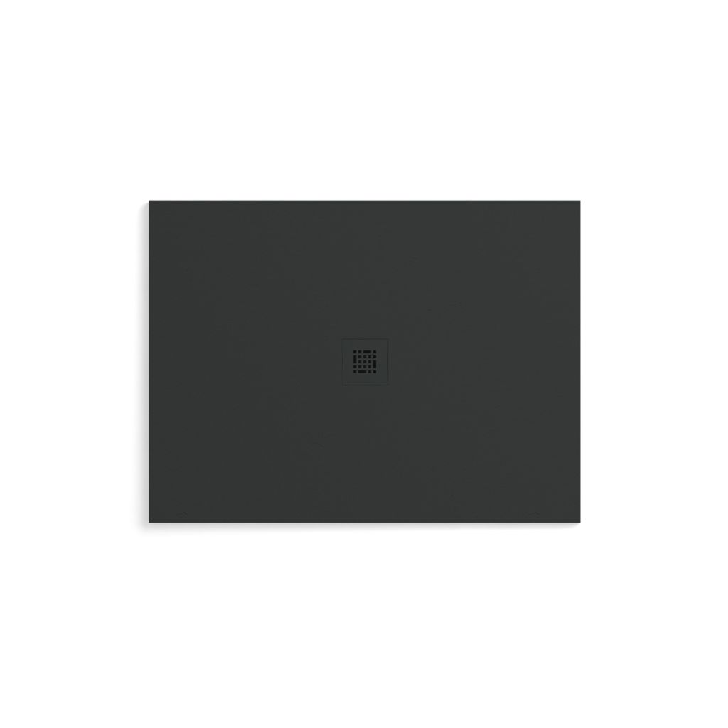 Fiora SSSP4836 Shower Base Quadro Slate 48X36 Black 1
