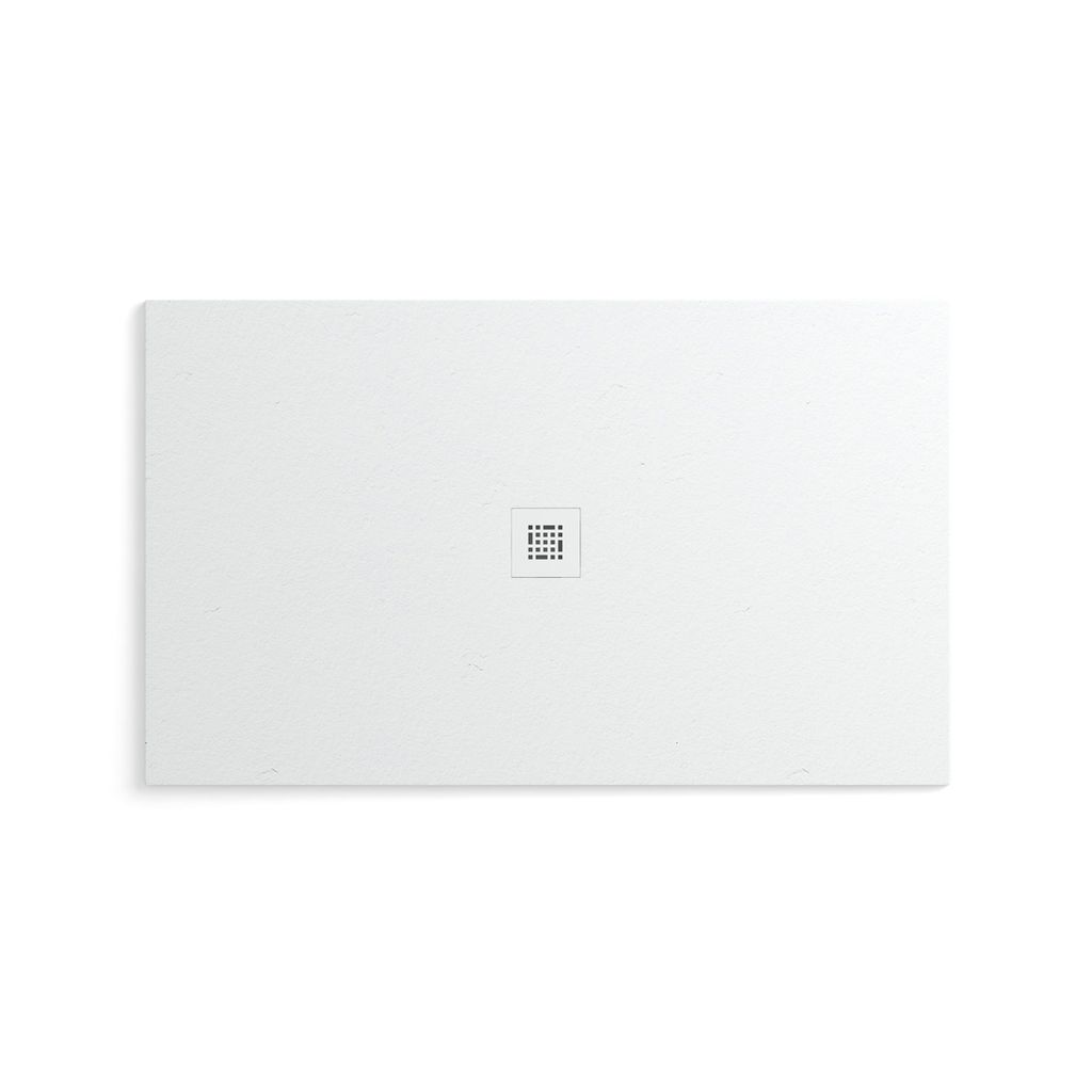 Fiora SSSP6036 Shower Base Quadro Slate 60X36 White 1