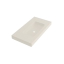 Fiora MPCI03 Wall Mount Lavatory 36X19 One Hole Off White 1