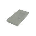 Fiora MPCI03 Wall Mount Lavatory 36X19 Three Holes Grey 1