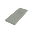 Fiora MPCI06 Wall Mount Lavatory 48X19 Three Holes Grey 1