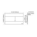 Oli 879459 Slim Push Plate Polished Chrome 3