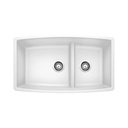 Blanco 401711 Performa U 1.75 Low Divide Double Undermount Kitchen Sink 1