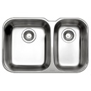 Blanco 400006 Essential U 1.5 Double Undermount Kitchen Sink 2