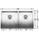 Blanco 401244 Quatrus U 1.75 Double Kitchen Sink 2