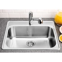 Blanco 401101 Essential Single Hole Kitchen Sink 3
