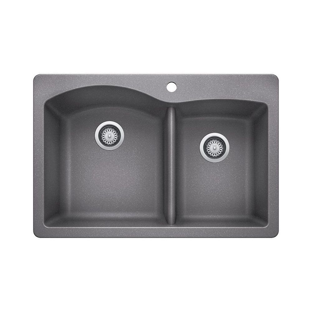 Blanco 401659 Diamond 1.75 Double Drop In Kitchen Sink 1