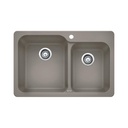 Blanco 401137 Vision 1.75 Drop In Double Kitchen Sink 1