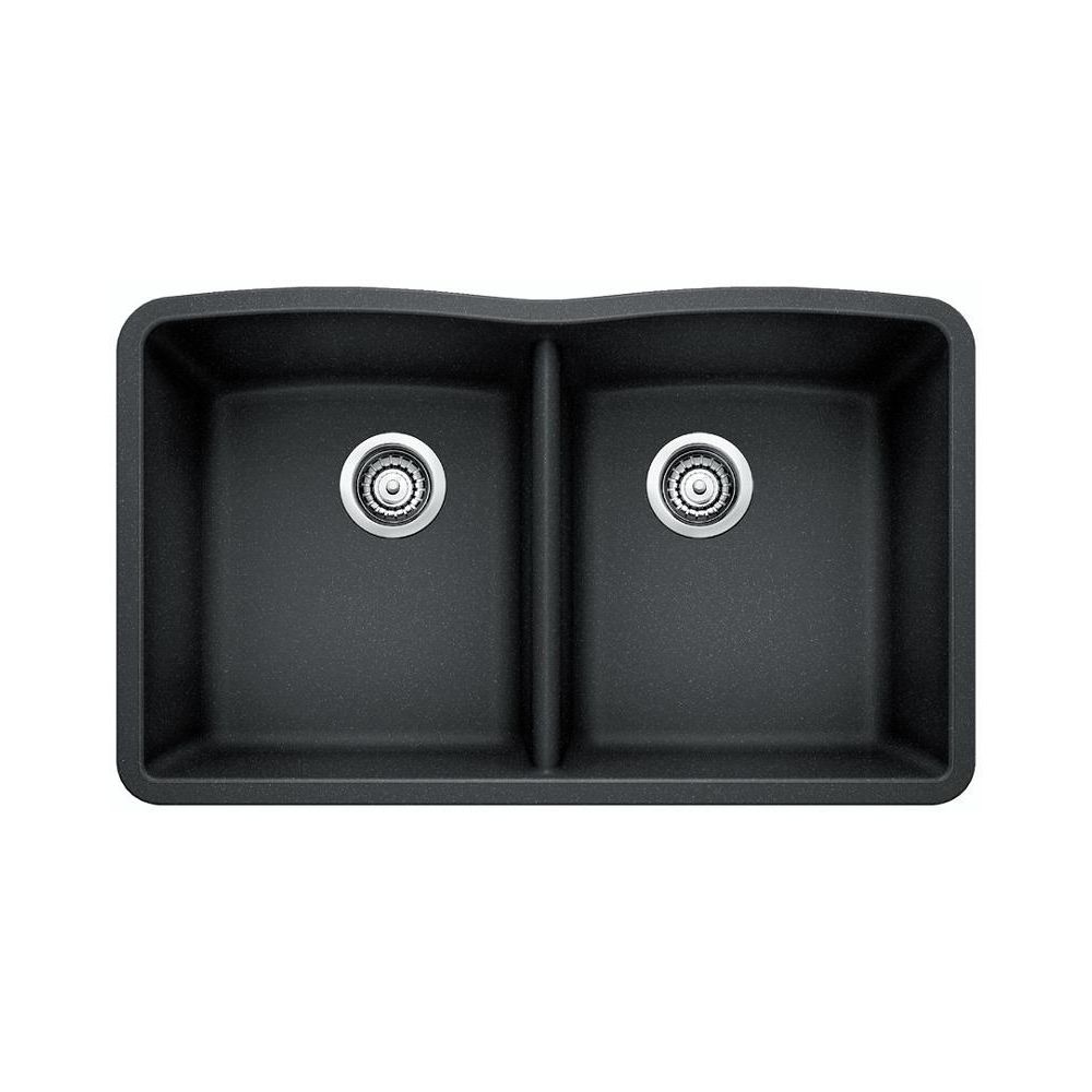 Blanco 400073 Diamond U 2 Double Undermount Kitchen Sink 1
