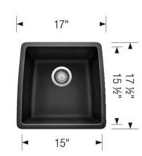 Blanco 401841 Performa U Single Undermount Bar Sink 2