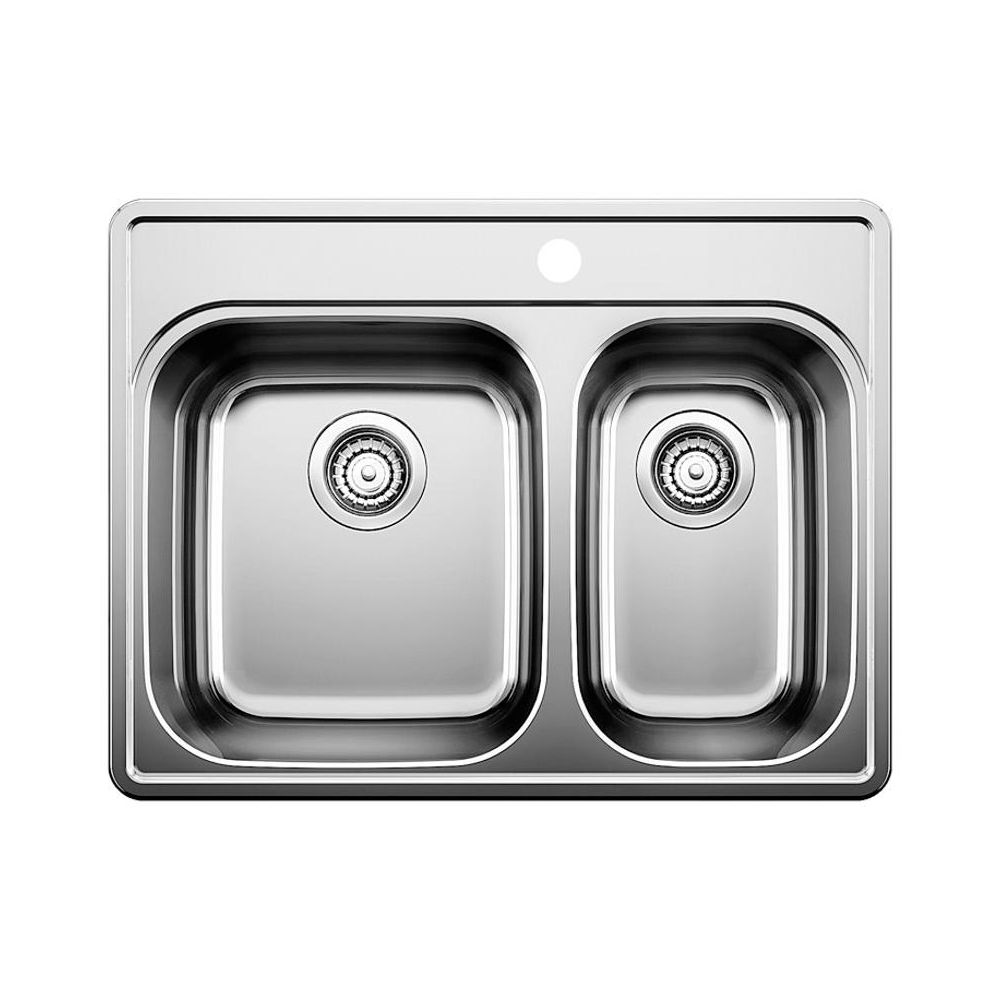 Blanco 401001 Essential 1 1/2 Single Hole Double Kitchen Sink 1