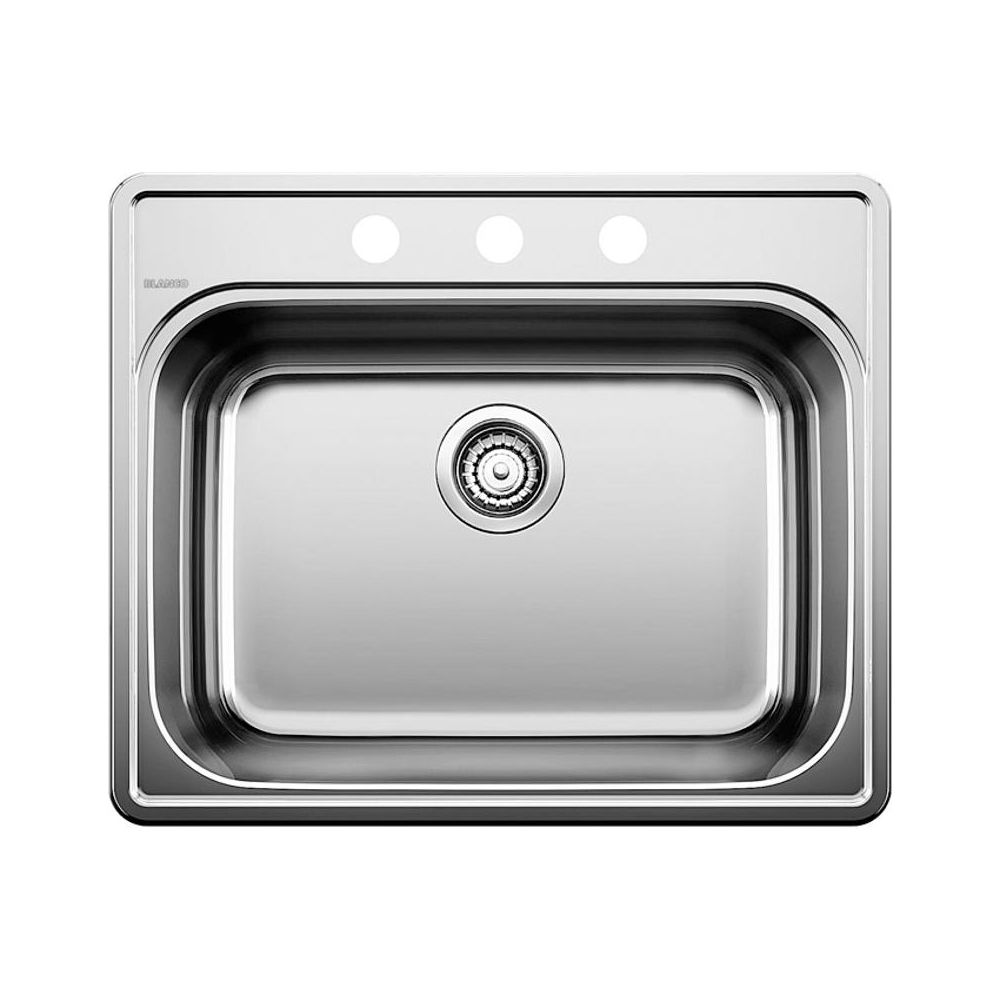 Blanco 401103 Essential Three Holes Kitchen Sink 1