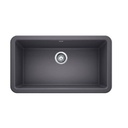 Blanco 402128 Ikon 33 Single Kitchen Sink Front Apron Cinder 1