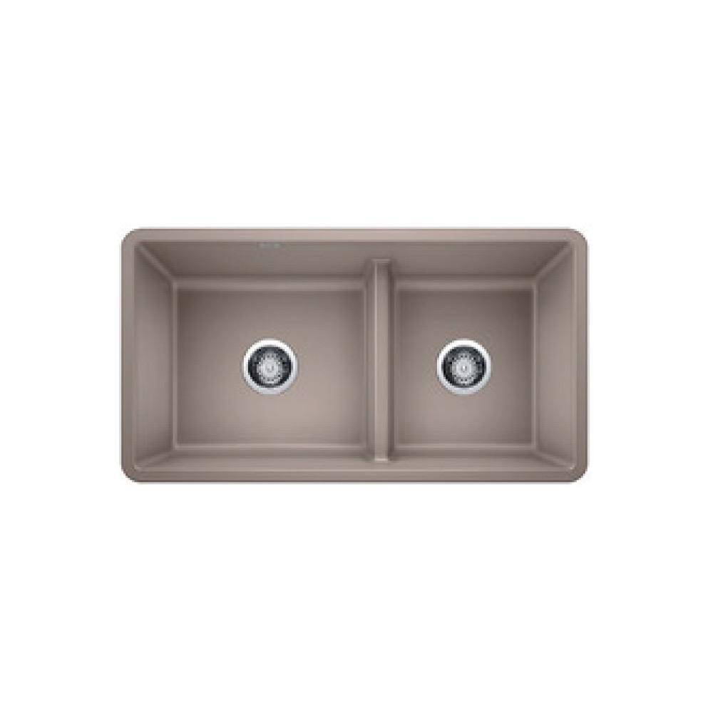 Blanco 402069 Precis U 1 3/4 Low Divide Double Sink Truffle 1