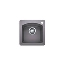 Blanco 401663 Diamond Mini Single Bowl Drop In Kitchen Sink Metallic Gray 1