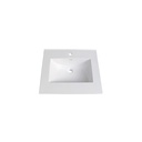 Fairmont Designs TC-2522W1 24&quot; Ceramic Vanity Top w/Bowl Single Hole - White 1