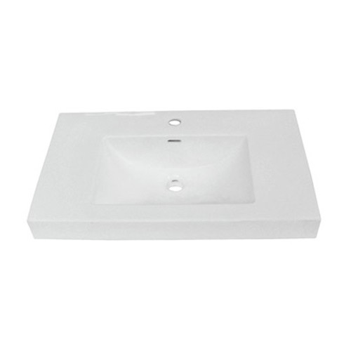 Fairmont Designs S-11030W1 30x18&quot; Ceramic Sink White 1