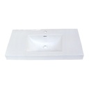 Fairmont Designs S-11036W1 36x18&quot; Ceramic Sink Single Hole White 1