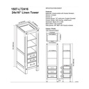 Fairmont Designs 1507-LT2416 Napa 24x16 Linen Tower Sonoma Sand 2