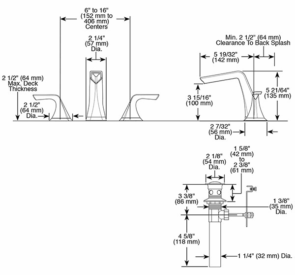 Brizo 65351LF Sotria Widespread Lavatory Faucet 2