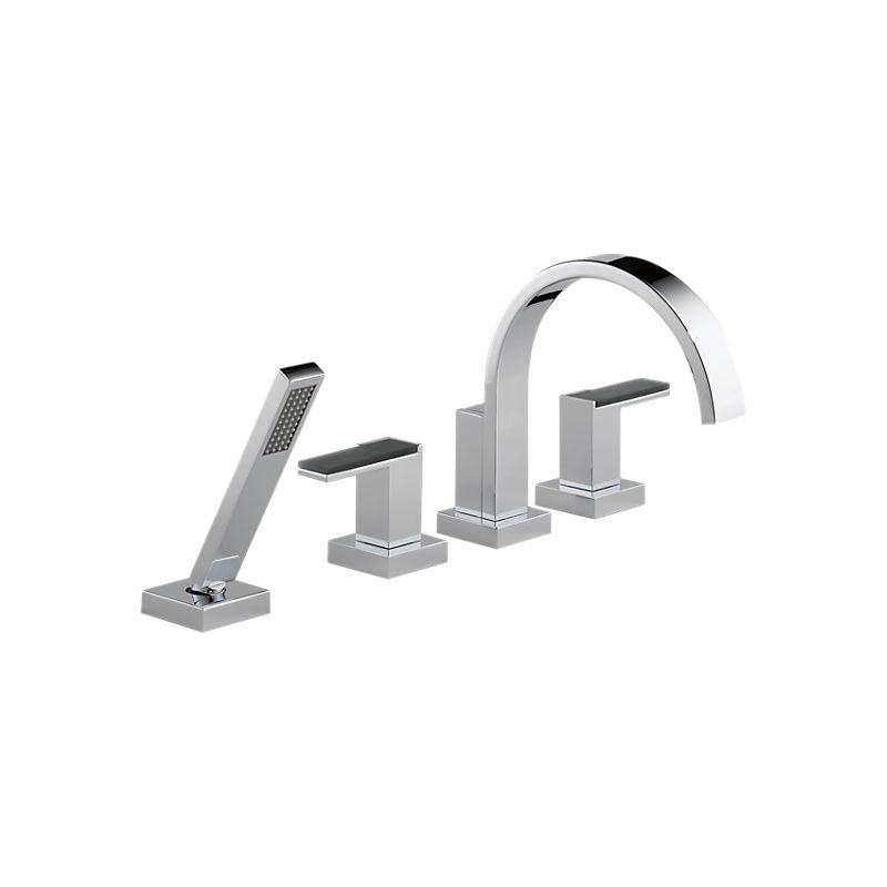 Brizo T67480 Siderna Roman Tub Trim Hand Shower Less Handles 2