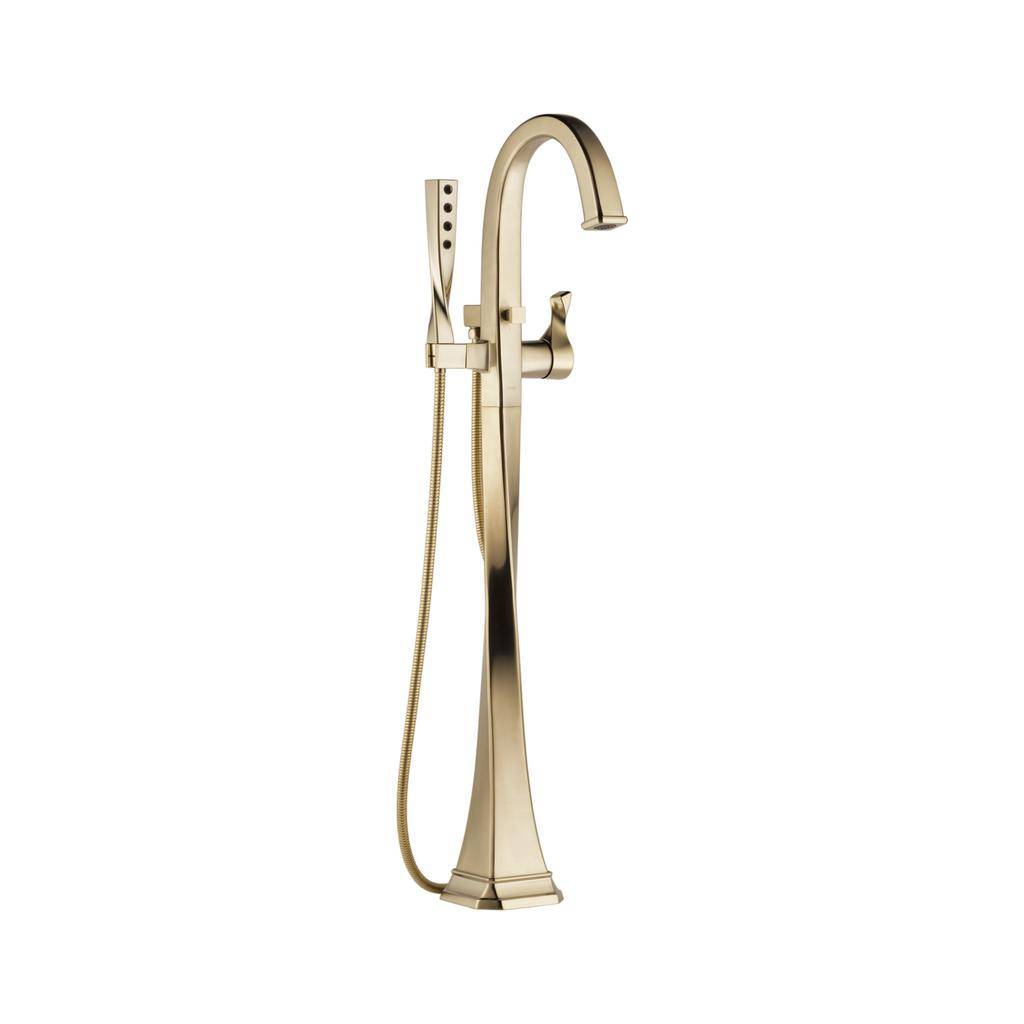 Brizo T70130 Virage Single Handle Freestanding Tub Filler Luxe Gold 1