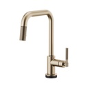 Brizo 64053LF Litze Smart Touch Pull Down Square Spout Knurled Handle Luxe Gold 1