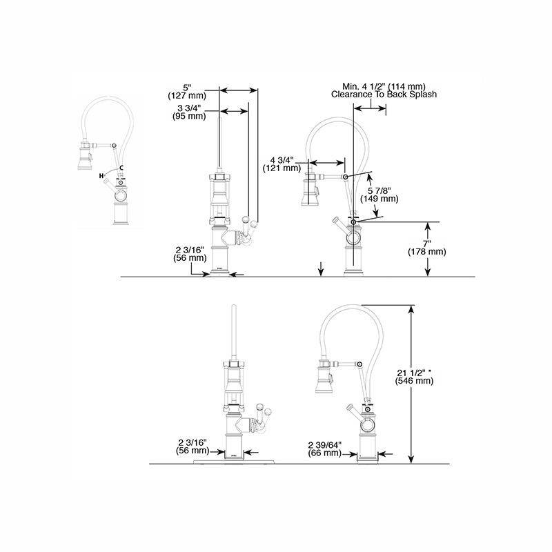 Brizo 64225LF Artesso Smart Touch Articulating Kitchen Faucet Polished Nickel 2