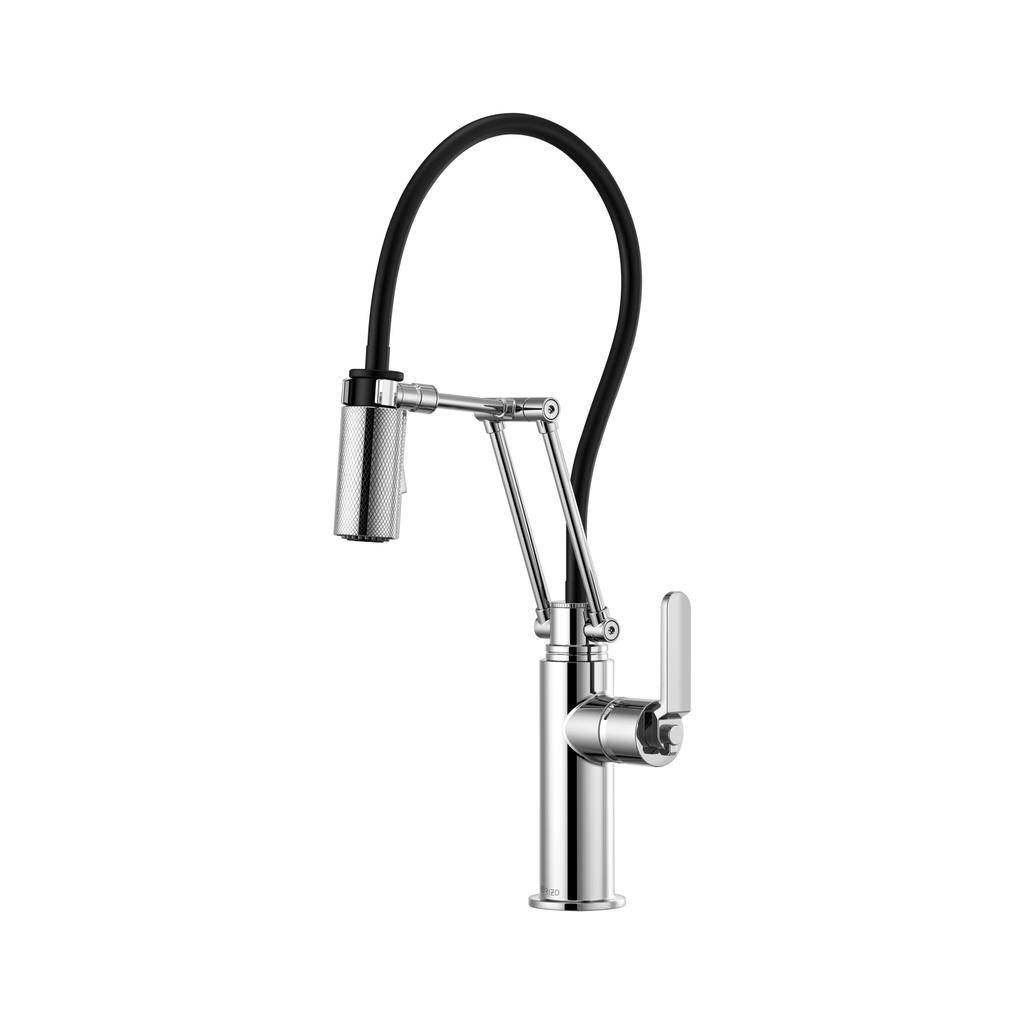 Brizo 63244LF Litze Articulating Kitchen Faucet Chrome 1