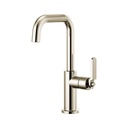 Brizo 61054LF Litze Square Spout Bar Faucet Polished Nickel 1